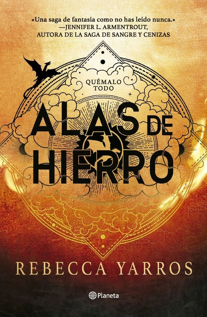 Portada de Alas de hierro, de Rebecca Yarros