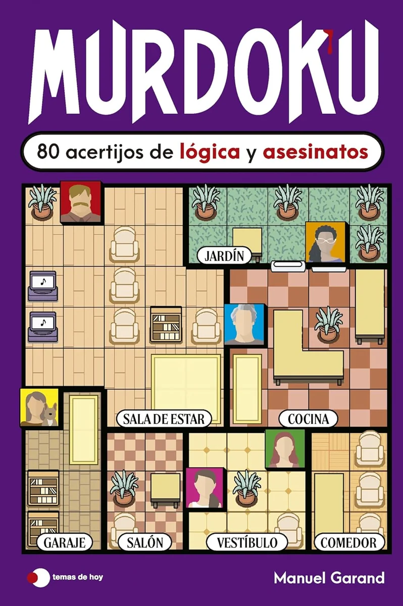 Portada de Murdoku: 80 acertijos de lógica y asesinatos, de Manuel Garand